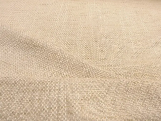 LAURA ASHLEY DALTON LIGHT NATURAL Woven Linen Upholstery Fabric