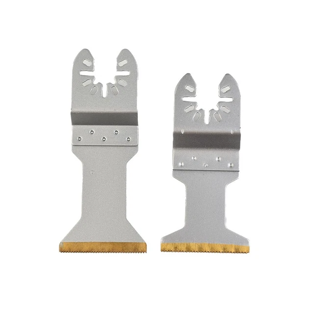 2 pièces lames de scie bi métal revêtues de titane polyvalentes pour diverses