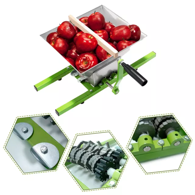 7L Obstmühle Obst Beerenmühle mit Handkurbel Traubenmühle Maischemühle Saft TOP