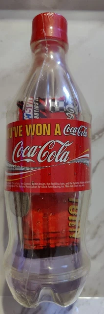 VINTAGE Coca-Cola NASCAR Mini Car In A Bottle Vending Machine Promo SEALED w/$1 VINTAGE Coca-Cola NASCAR Mini Car In A Bottle Vending Machine Promo SEALED w/$1