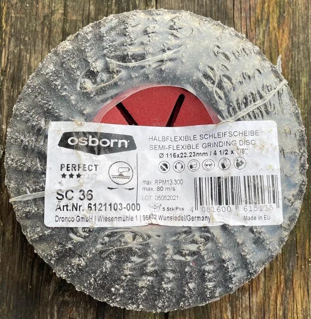 Schleifscheibe #115 - Zum Entfernen Von Rost Und Farbe