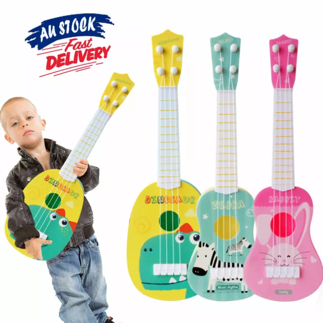 Guitar Toy Ukulele Educational For Kids Classical Beginner Musical Instrument AU