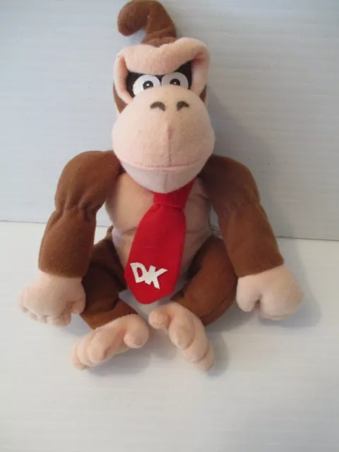 Nintendo Mario Bros Beanie  Donkey Kong Plush Figure 6” 1998 BD & A