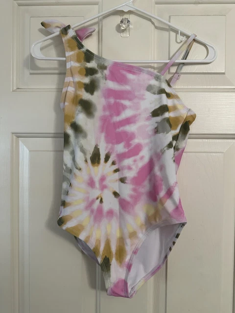 Arizona Jean Co. Girls Tie Dye Size 10/12 Plus one piece swimsuit
