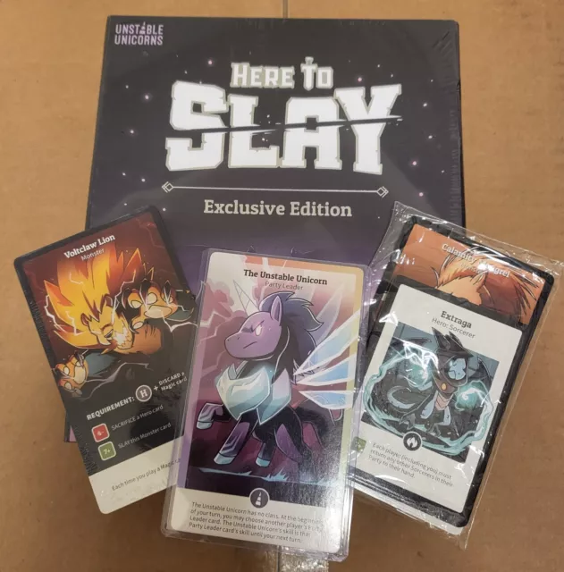 HERE TO SLAY Kickstarter Edizione esclusiva gioco di carte