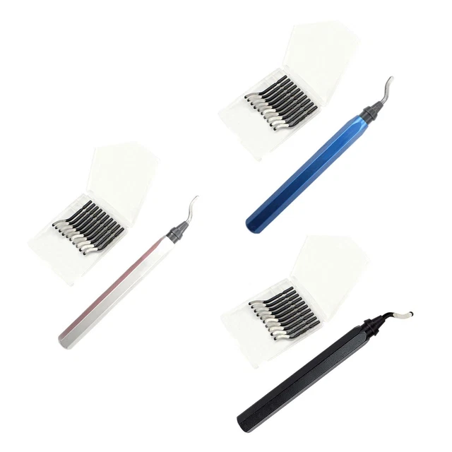 Deburring Tool Kit Burr Trimming Scrapers Burr Removal for Metal Work Copper