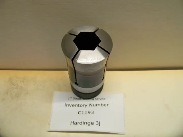 Hardinge 3J Hex Collet With ID thread  1-1/32 Inch Inv#1193