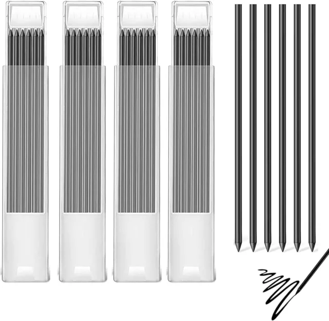 24Pcs Graphite Tracer Pencil Refills High Hardness Pica Pencil Refill Work for