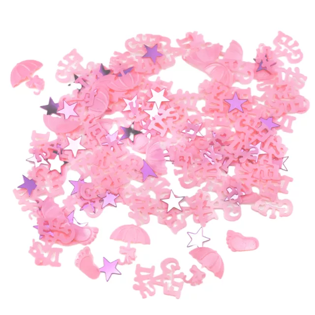 Gender Reveal Pink Confetti For Baby Shower Table Sequins Scatter Decoration