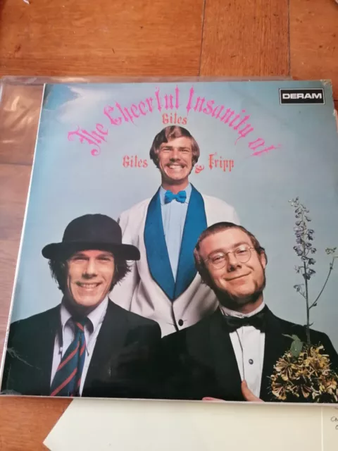 The Cheerful Insanity of Giles giles And fripp Vinyl Lp 1968