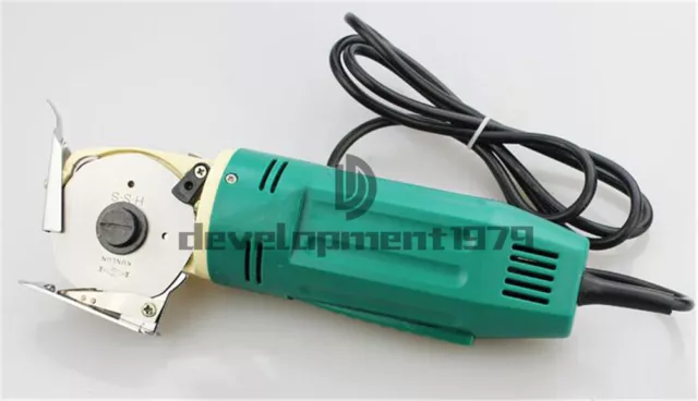 1PC 70MM Electric Fabric Cutter Rotary Blade Scissors Cloth Machine 110V NEW