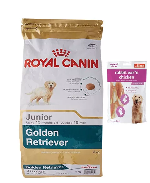 12kg Royal Canin  Golden Retriever Junior + 80g Fleischsnacks