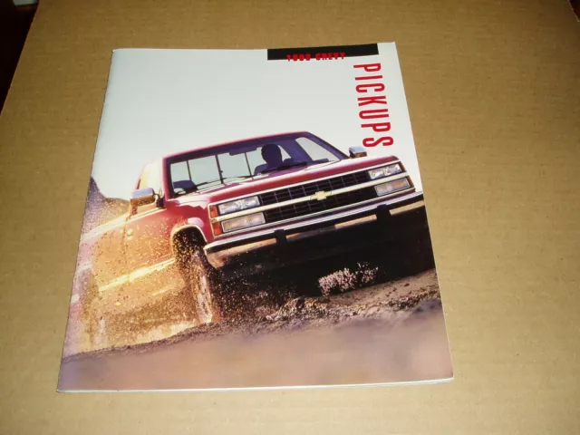 1993 Chevrolet C/K Silverado pickup truck 454SS S-10 K1500 K2500 sales brochure