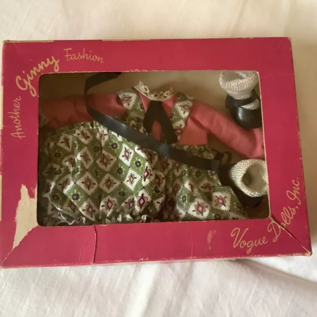 Vintage Vogue Ginny Doll 1956 #6044 Tiny Miss Outfit in box