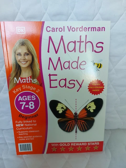 CAROL VORDERMANS MATHS Made Easy Home Learning Fun Workbook 7 - 8 years ...