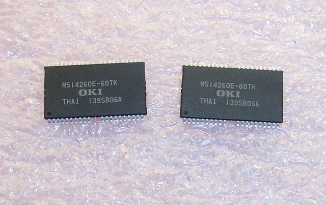 QTY (10) MT4C16256Z-7 MICRON 40 PIN ZIP 256Kx16 FAST PAGE MODE 