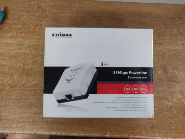 CPL - Edimax 85mbps Powerline Ethernet Adapter 