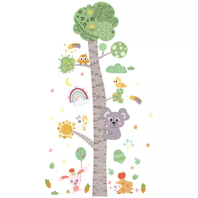 Kindergarten Wall Sticker Height Chart for Kids Growth Child Applique Fashion