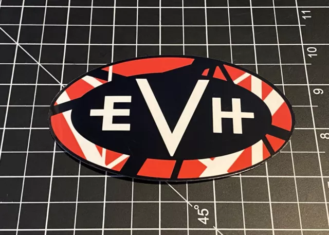 SALE!!!!  EVH Eddie Van Halen Tribute Decal Sticker Rock FREE SHIPPING