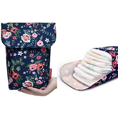 Waterproof Baby Diaper Bag Wet+Dry Bags for Baby Cloth Diapers Travel Nappy Bag