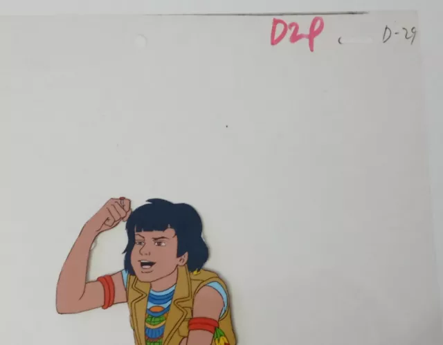 Captain Planet - Production Cel - Ma-Ti Crouched in Anger - 90-96 3