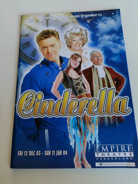 Pantomime Programme CINDERELLA PANTOMIME PROGRAMME Empire Theatre Sunderland £5.92 ...