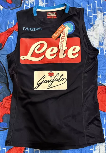 MAGLIA CALCIO NAPOLI Canotta Originale Allenamento Taglia M EUR 55