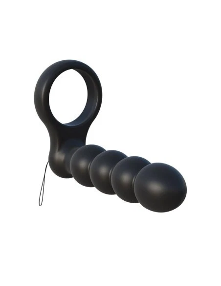 Fantasy C-Ringz Anillo Doble Penetrador con Control Remoto Color Negro
