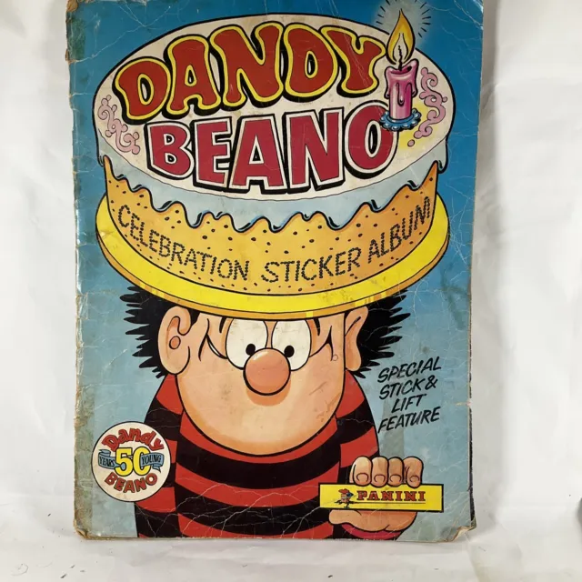 Panini Dandy & Beano Celebration Pegatina Álbum 50th Aniversario 100% Completo