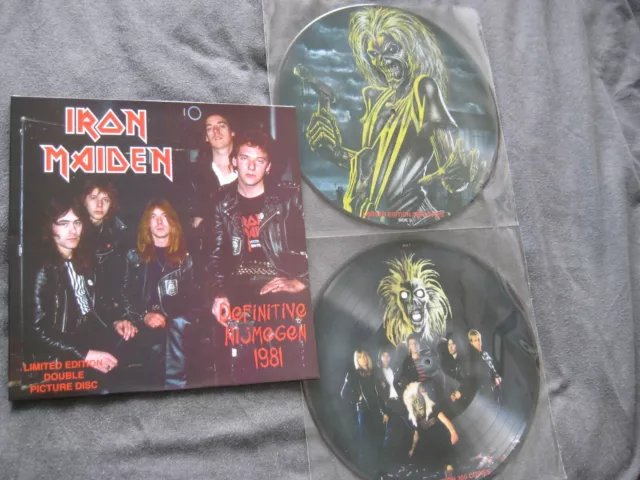 iron maiden - 2LP PICTURE DISC VINYL SET - "DEFINITIVE NIJMEGEN 1981" - RARE