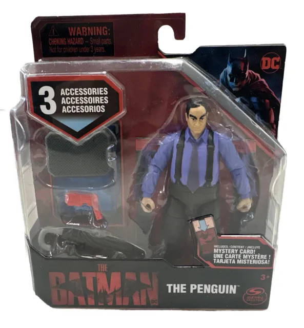 The Batman DC Penguin Spin Master Action Figure 3.75" New In Package NIP