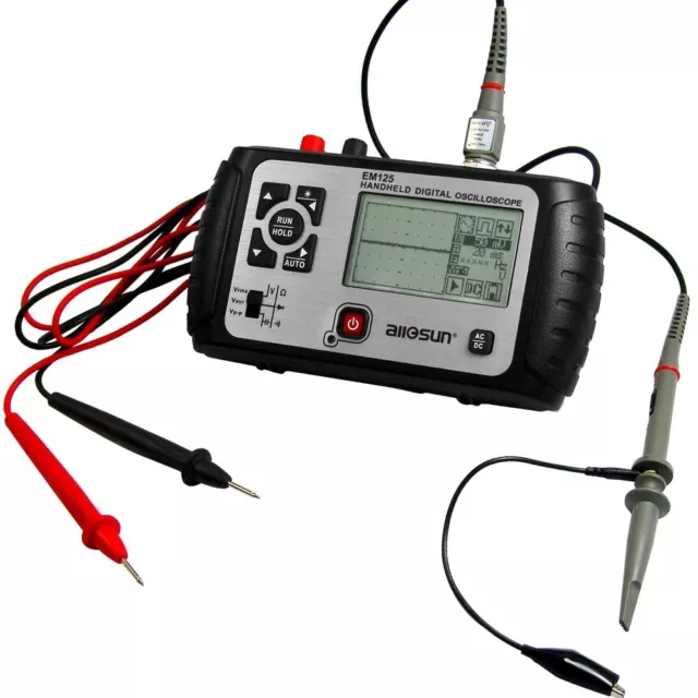 2 in 1 Handheld Oscilloscope Multimeter with 1 Channel 25MHz AC/DC Voltage Teste