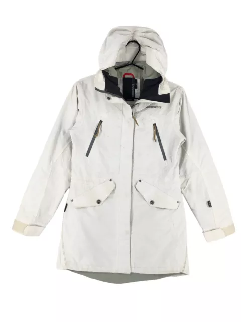 Didriksons Chaqueta Parka Mujer Storm Sistema con Capucha Talla 34 - XS