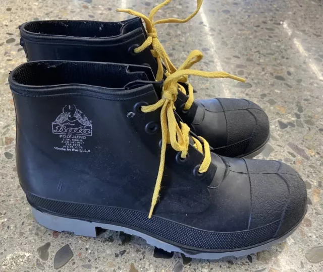 Bata Boots Mens 10 Made USA Work Mickey Steel Toe Winter Snow Duck Waterproof