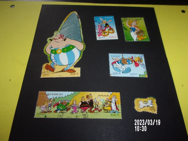 Serie  2009  N° 4425 - 4430 Asterix  oblitéré 6 cachets ronds
