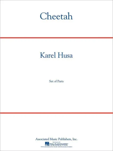 Karel Husa | Cheetah (2008) | Score | G. Schirmer Band-Orchestra | Partitur