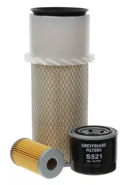 500 Hour Filter Service Kit for Komatsu PC 15-2 Mini Excavator