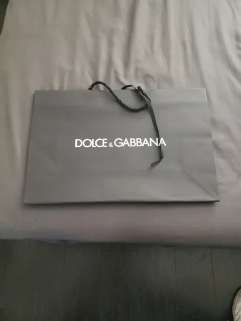 NEW Dolce & Gabbana Paper Gift Bag 19 X 12.5 X 6.25 Authentic