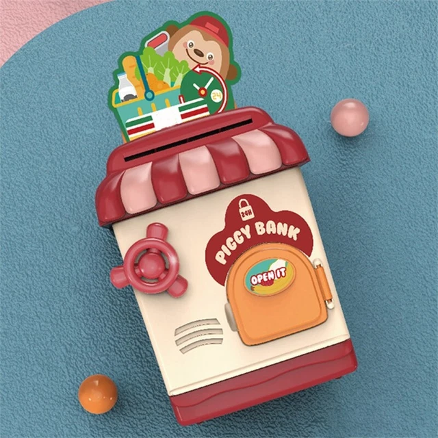 Funny ​Children Piggy Bank Multifunctional Automatic Coin Rolling 3