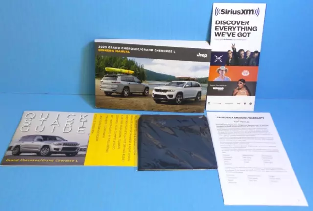 23 2023 Jeep Grand Cherokee/Grand Cherokee L owners manual with Screen Cloth