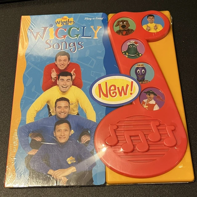 THE WIGGLES WIGGLY Song Book Play-a-Song Board Singing Buttons WORKS ...