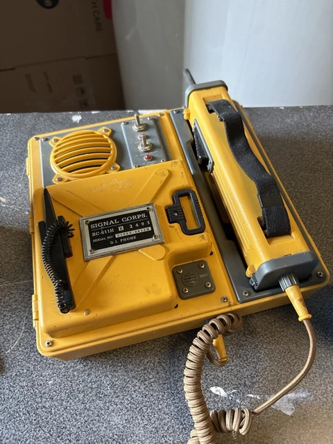 米軍　G.I. PHONE SIGNAL CORPS SIGNAL CORPS BC-611H GI PHONE WORKS. | eBay