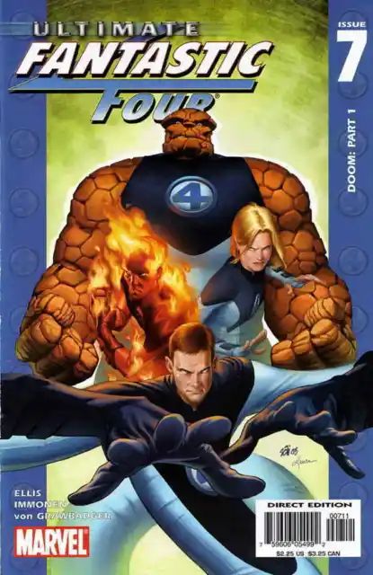 Ultimate Fantastic Four #7 Marvel Comics August Aug 2004 (VF)