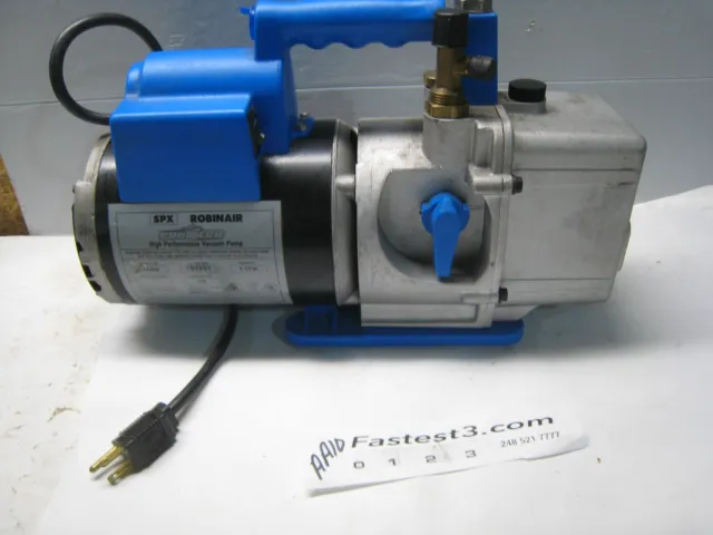 SPX Robinair Cooltech High Performance Vacuum Pump Model 15400 , 4CFM , BTA48RC