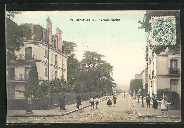 CPA Choisy-le-Roi, Avenue Hoche 1908