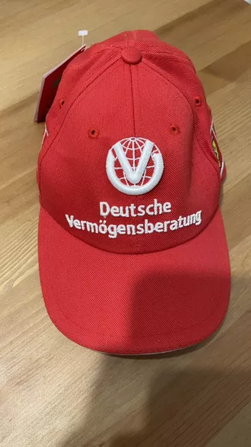 Michael Schumacher 2000 Mütze Kappe Cap Deutsche Vermögensberatung Ferrari