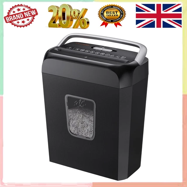 Home Office Paper Shredder,14-Sheet Cross Cut With 6.6-Gallon - View #9