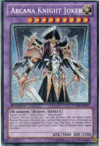 Arcana Knight Joker - LCYW-EN051 - Secret Rare - 1st Edition x1 Light Play Yu-Gi