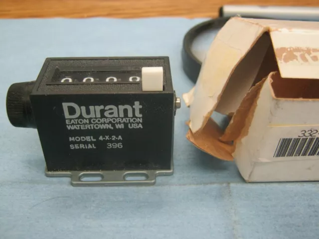 Durant / Eaton Modèle : 4-x-2-a 4 Chiffres Compteur. Neuf Stock Ancien <