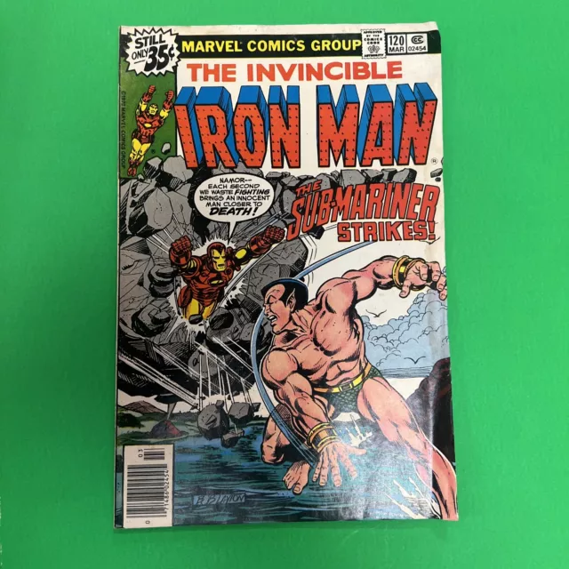 Iron Man 120 features Sub-Mariner and 1st appearance Justin Hammer Marvel